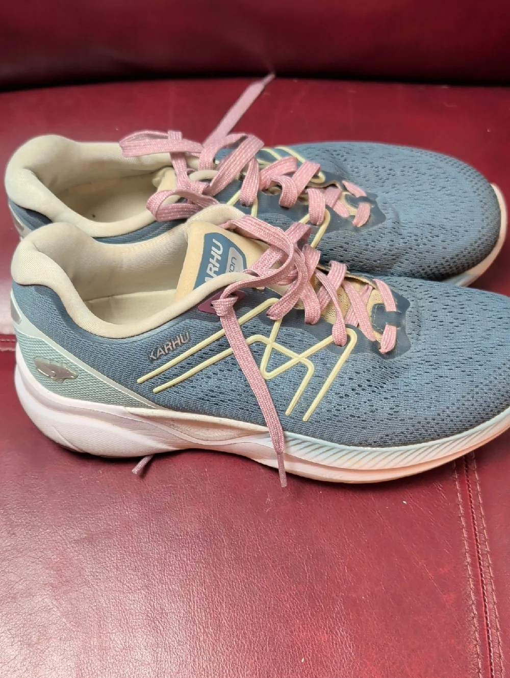 Karhu Womens Fusion Ortix 3.5 Hivo F200341 Blue Running Shoes Sneakers Size 8.5 - Picture 5 of 11
